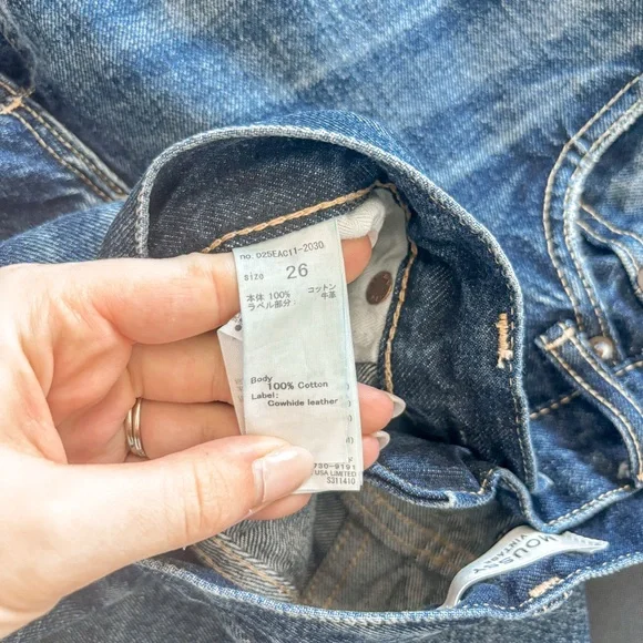 Moussy Vintage Etta Tapered Skinny Jeans Dark Blue